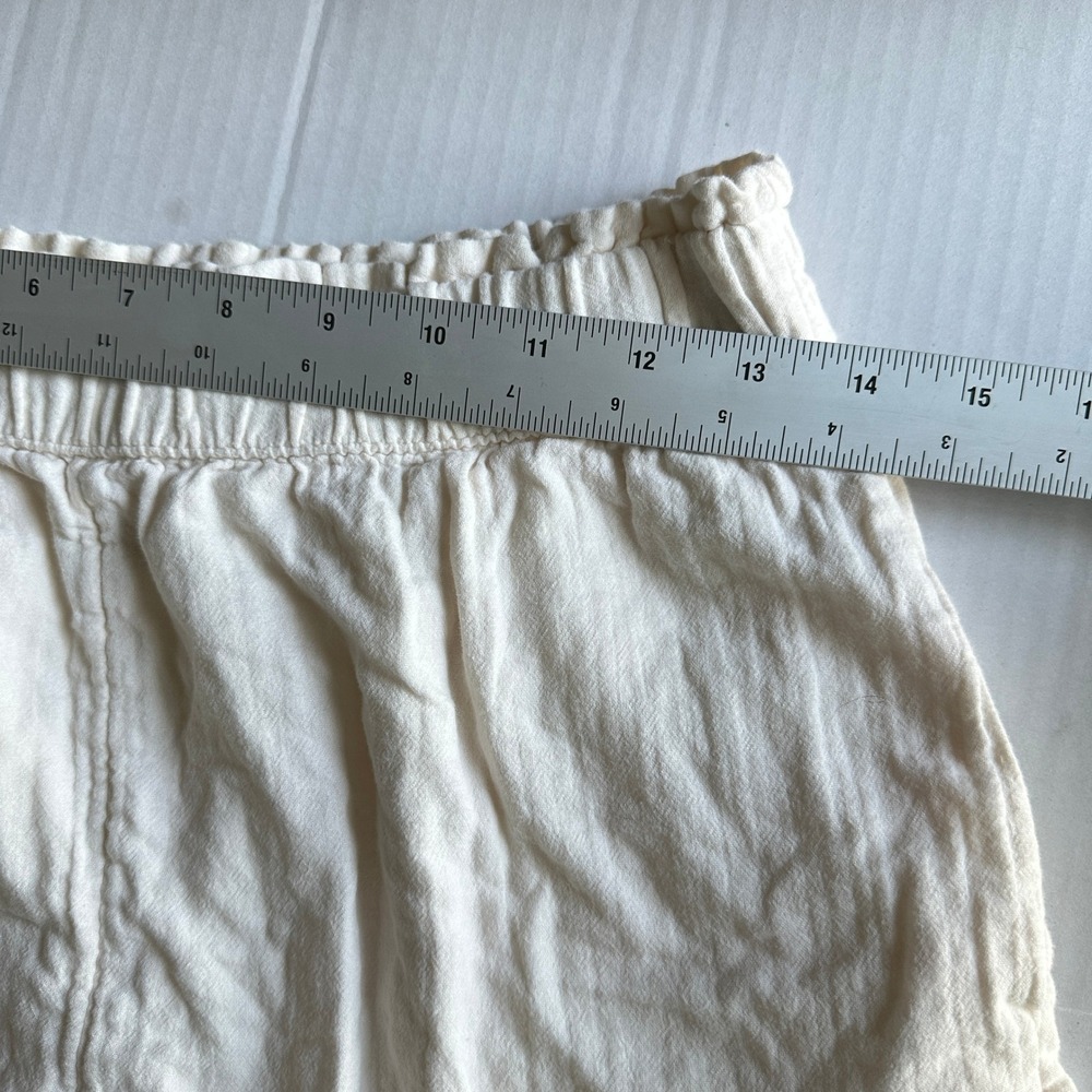 Universal Thread Short Beige Cotton Elastic Waist Casual Travel Beach Small - Picture 7 of 8